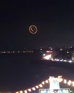 ニコちゃん花火